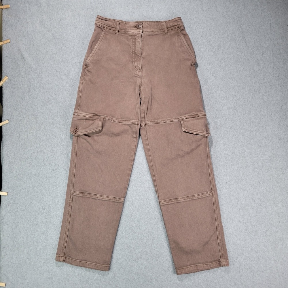 Aritzia Pants 2 Womens Wilfred Free Maeve Cargo Straight‎ Leg Brown